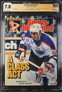 Wayne Gretzky Signed Sports Illustrated  1988 JSA CERTIFIED  - POP 1 CGC 7.0 - Picture 1 of 2