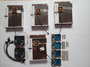 4x Odroid XU4 4x Noctua NF-A4x10 inkl. Abstandhalter und USB Lüfteranschluss - Photo 1/5