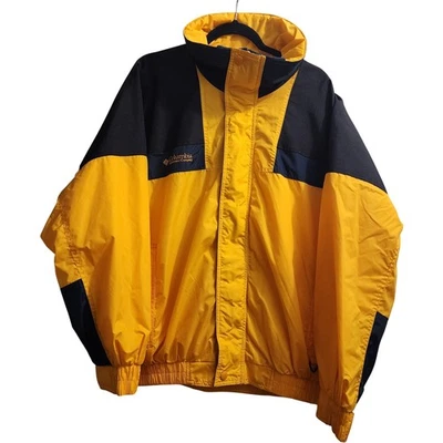 Vintage Columbia Sportswear Company Jacket Mens Large Yellow Black - Image 1 of 4