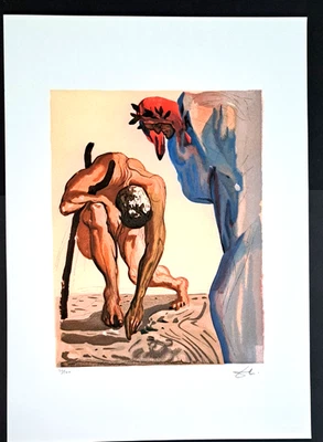 Salvador Dali - 70x50cm -  Limitierte Auflage Nr. 30/500 - Bild 1 von 2