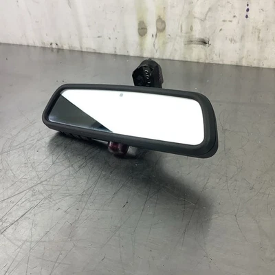 01-06 BMW E46 CONVERTIBLE AUTO DIM INTERIOR REAR VIEW MIRROR W HOMELINK OEM - Image 1 of 4