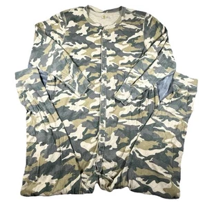 Carhartt Camo One Piece Union Suit Mens 4XL Base Layer Pajamas Long Johns - Picture 1 of 12