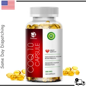 High Absorption CoQ10 300MG CoQ10 Q10 Supplement for Heart Health&Energy - Picture 1 of 7