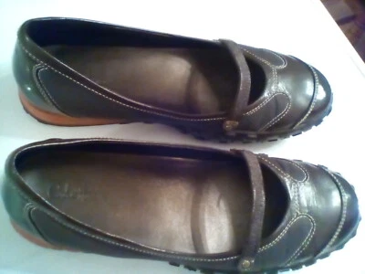 Mujer Marrón Cole Haan Goma Agarre Suela Zapatos Planos Talla 8 Mediano Foto 1 de 4