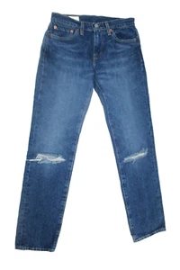 Pantalones de mezclilla elásticos Levis Big E 511 talla 26 X 28 con orificios para la rodilla Distress - Imagen 1 de 9