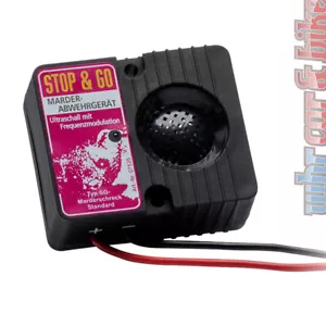 12V Ultraschall Marderabwehrgerät Stop&Go Marderschutz Piezo Frequenzmodulation - Bild 1 von 1