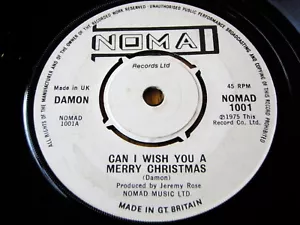 DAMON - CAN I WISH YOU A MERRY CHRISTMAS 7" VINYL (EX) - Imagen 1 de 3