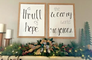 Wall Decor Quotes Saying Prints, 20 x 27 Black White Pictures - Handmade - Picture 1 of 6