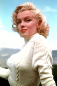 Marilyn Monroe weißer Pullover River of No Return 1954 Kunst Foto Poster Druck - Bild 1 von 2
