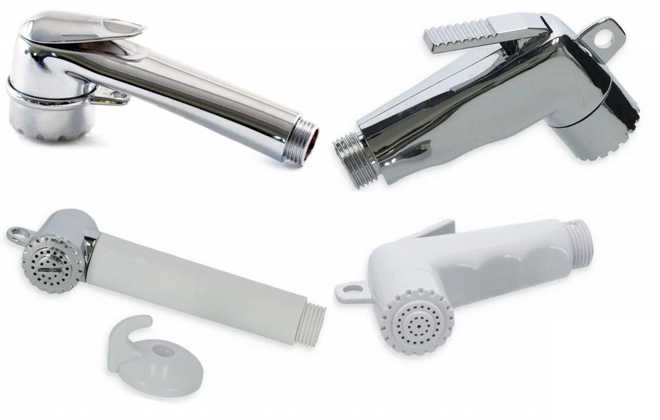 Brausekopf Duschkopf 1/2'' mit Start / Stop Taste Boot Camping Wohnmobil Dusche  - Bild 1 von 1