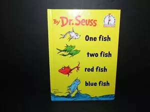 DR. SEUSS ~ One fish two fish... Hardcover Book 1988 - Excellent Free Shipping! - Foto 1 di 6