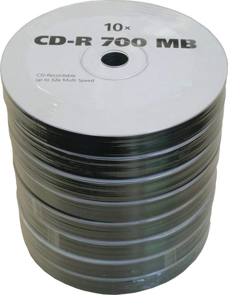80 Stück CD-R  700MB 52x, 8 x 10er- Round-Pack - Bild 1 von 1