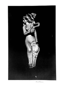 NUDE COLOMBIA ART SIGNED LITHOGRAPH PEDRO NEL GOMEZ STATUE SCULPTURE PHOTOGRAPH - Picture 1 of 4