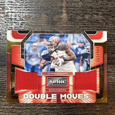 2020 Panini Playbook Chris Godwin Double Moves Dual Patch 48/149 #DM-CG Buccs - Image 1 of 2
