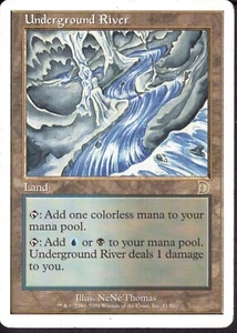Underground River - Deckmasters - MTG Magic - LP - Picture 1 of 2