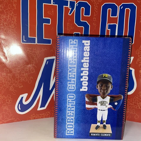 Bklyn Cyclones Roberto Clemente Puerto Rico Bobblehead  PreSale Pirates Star HoF Cover