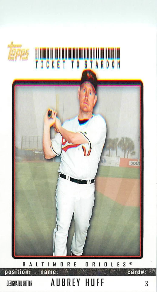 2008 TOPPS TICKET TO STARDOM BASEBALL CARD - PICK / CHOOSE YOUR CARDS - Image 1 of 1