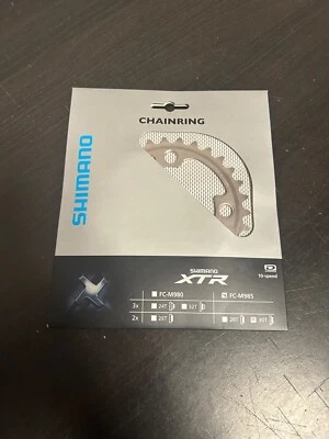 NEW Shimano XTR FC-M985 30T -AF Chainring 2x10s  NEW - Image 1 of 3