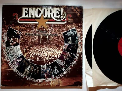 1978 Encore Great Gospel Concert Moments Christian Vinyl 2-LP Record Gatefold - Image 1 of 4