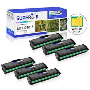 6PK Black MLT-D101S 101S Toner for Samsung ML-2160 ML-2161 ML-2162 ML-2163 - Picture 1 of 10