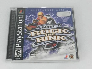 NHL Rock the Rink PlayStation 1 PS1 Complete in Box - Picture 1 of 3