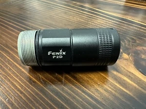 Fenix P2D Tail Cap and Body New Without LED Flashlight Head Black Discontinued - Picture 1 of 3