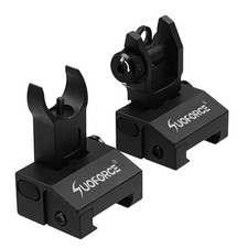  Metal Low Profile Flip-up QD Rapid Transtion Sight Iron Sights Front&Rear Set