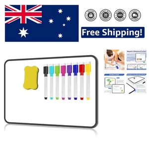 Dry Erase Mini Whiteboard, A4 Small Whiteboard, Portable Double-Sided Dry Erase - Picture 1 of 7