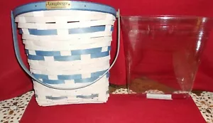 Longaberger 2021 BLU/BIANCO NATALE BSKT con PROT! NUOVO! COMPRALO SUBITO! OFFERTA! - Foto 1 di 7