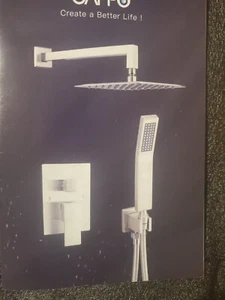 Gappo 12 Inch Shower System Brushed Nickel Wall Mounted High Pressure Rain Sh... - Picture 1 of 1