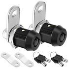 2 Pack Cabinet Lock with Keys, 5/8'' Heavy Duty Tubular Cam Lock for RV Compa...