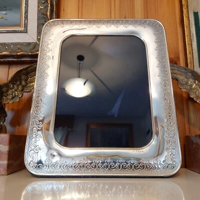 VALENTI & CO.  Cornice Portafoto in Argento 925 Liberty anni 90 x foto cm 18x24 - Bild 1 von 4