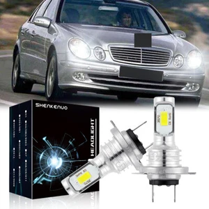 For Mercedes E Class W211 - 2x H7 LED Headlight Bulbs Kit Low beam 6000K - Picture 1 of 10