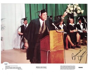 BRUCE DERN JSA Autographed 11X14 Lobby Card Nebraska Middle Age Crazy not PSA