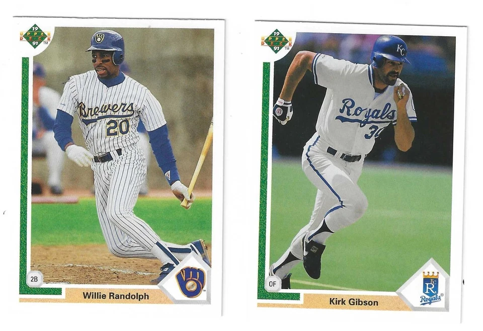 1991 Upper Deck Baseball Cards #601 - #800 U-Pick to complete your set - Image 1 of 1