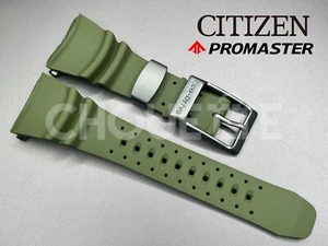 Citizen Promaster Marine Ecozilla BJ8057-17X, BJ8057-09X Green Rubber Strap Band - Picture 1 of 8