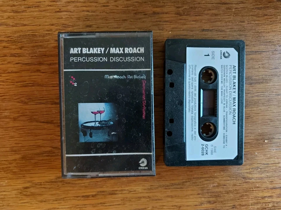 Art Blakey / Max Roach - Percussion Discussion Cassette Tape - Image 1 of 2