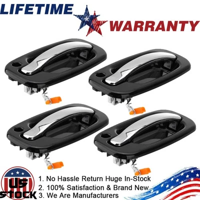 Manija de puerta exterior delantera derecha 4 piezas para Chevrolet Suburban GMC Yukon 1999-2006 Foto 1 de 4