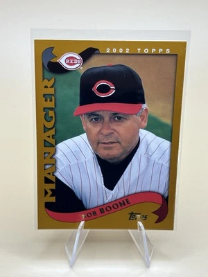 2002 Topps #304 Bob Boone Cincinnati Reds - Image 1 of 2
