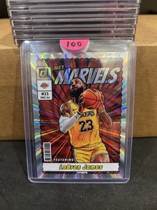 2023-24 Panini Donruss - Net Marvels LeBron James #9 Holo Laser /99 - Picture 1 of 2