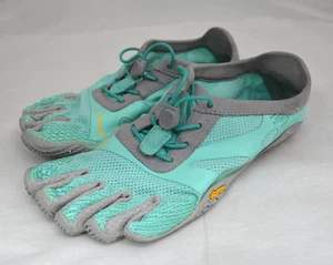 Womens Vibram FiveFingers KSO Evo Teal Running Shoes Size 37 EU 7-7.5 US - Picture 1 of 10