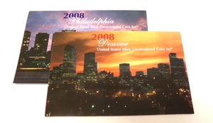 2008 Uncirculated Coin Set U.S Mint Government Packaging OGP COA - Picture 1 of 7