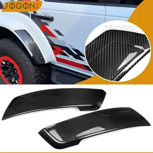 Carbon For Ford Bronco Raptor 22-2025 Rear Fender Flares Wheel Mud Guards Cover - Picture 1 of 12