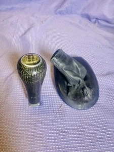 OEM CARBON FIBER Porsche 996 911 986 Boxster 5 Speed Shift Knob Boot Tequipment - Foto 1 di 10
