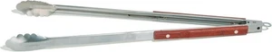 Outset Rosewood Extra-Long 22 Inch Stainless Steel Locking BBQ Tongs - Picture 1 of 2