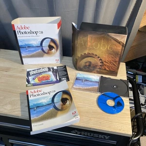 Adobe Photoshop 7.0 7 for Windows with Serial Number Big Box Software - Picture 1 of 8