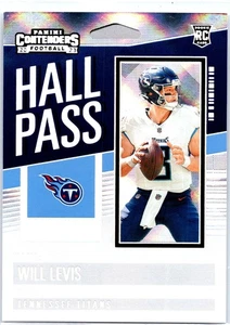 2023 Panini Contenders Will Levis #25 Hall Pass Silver Tennessee Titans - Bild 1 von 2
