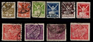 Czechoslovakia 1920 Definitive selection to 300h SG191 to 211 Used - Picture 1 of 1