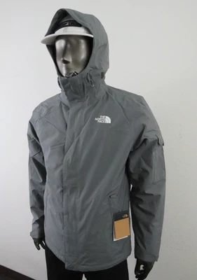 Mens The North Face Toro Peak Triclimate 3 in 1 Waterproof Hooded Jacket Grey - Image 1 of 4