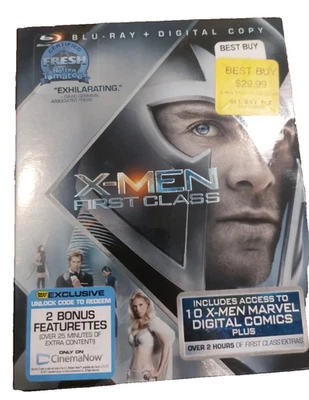 X-Men: First Class Blu-ray 2011 Marvel Action Movie Pre-owned Good Condition - Image 1 of 4